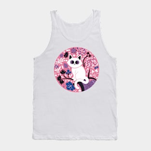 Genderfluid Pride Cat Tank Top